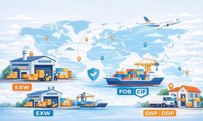 Dış Ticarete Yeni Başlayanlar İçin Teslim Şekilleri (Incoterms 2020) Rehberi